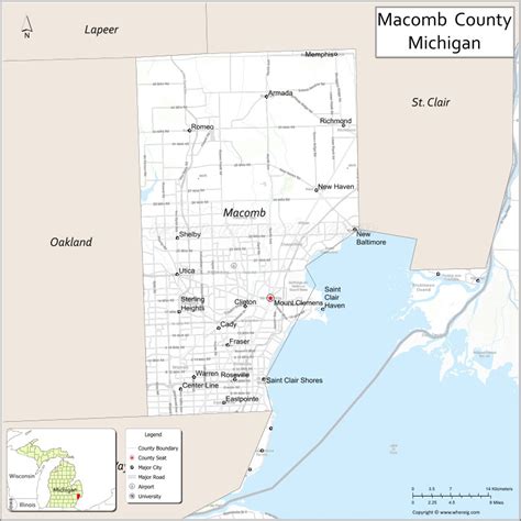Macomb County MI Cities, Towns, & Neighborhoods.